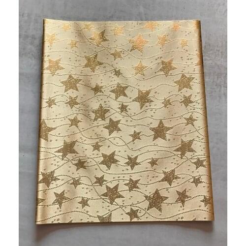 2018 New Design Sego Headtie High Quality African Headtie,Star Design African Gele&Ipele 2pcs/pack Champangne Gold Headties