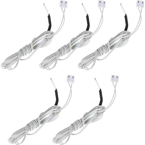 Sale 5pcsTemperature Sensor 3950 NTC Thermistor Temp Sensor 100K For Ender 3 Pro 5 CR-10 CR-10S