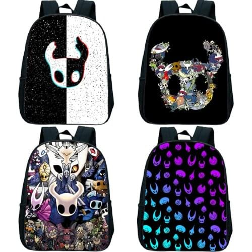 Kids Hollow Knight Kindergarten Mini Backpack Children Cartoon Rucksack Baby Boys Girls Anime Knapsack Toddler Mochila Cool