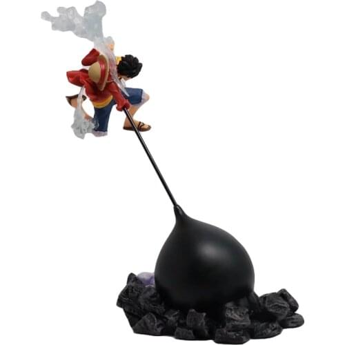 One Piece Action Figure GK Battle Ver Monkey D Luffy 26cm 3 Gear Pvc Anime Model Collection Toys Exquisite Desktop Decoration