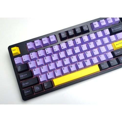 129 Keycaps GMK Taro Keycap Cherry Profile PBT, DYE - SUB Keyboard MX Switch Machine Game Keyboard 61/64/68/84/87/96/98/104/108