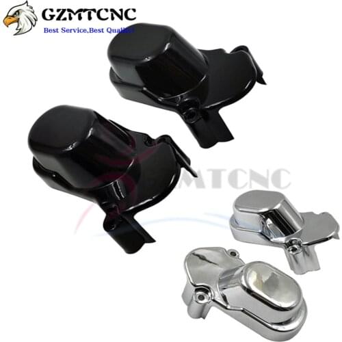 ABS Plastic Rear Axle Cover Kit for Harley Roadster Iron Sportster XL 1200 883 Forty Eight Seventy Two 2005-2021 Black & Chrome