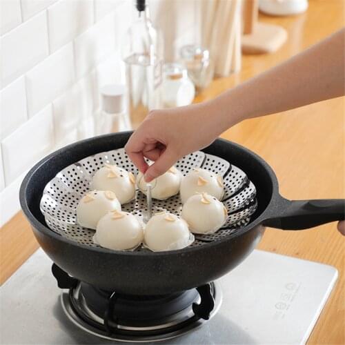 36 Pcs Vegetable Steamer Basket Stainless Steel Food Basket Folding Mesh Vegetable Vapor Cooker Kitchen Tool Wholesale