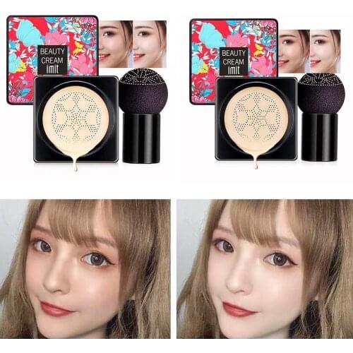Mushroom Head Air Cushion BB Cream Primer Concealer Makeup Cream Moisturizing Foundation CC Natural Whitening Oil-control I0Q0