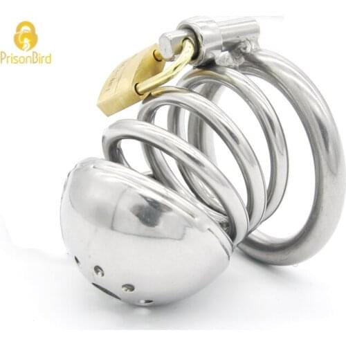 Stainless Steel Male Chastity Device,Cock Cages,Virginity Lock,Chastity Belt,Penis Ring Imprisonment,Penis Lock,Cock Ring A086