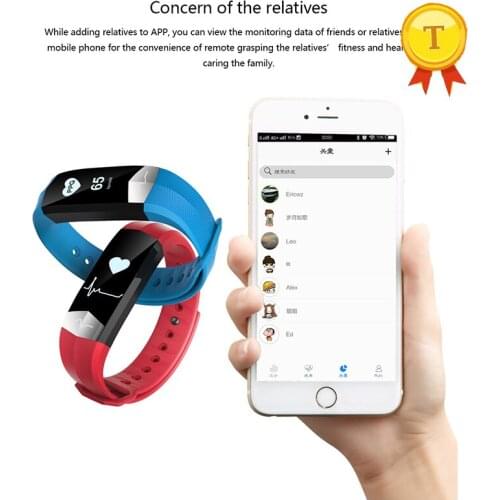 NEW ECG Blood Pressure ppg Monitor Bluetooth Smart Wristband Sports Fitness tracker Smart Band Bracelet for iphone x