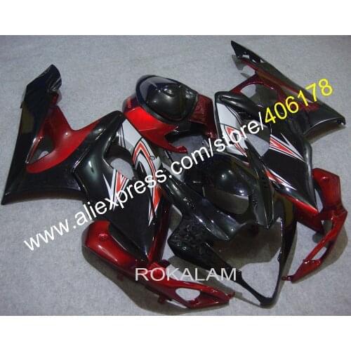 Fairing For Suzuki GSX-R1000 2005 2006 K5 GSXR1000 05 06 GSXR 1000 Red Black Fairings Kit (Injection Molding)