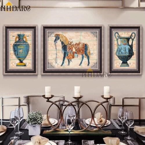 Nordic Canvas Painting Posters And Prints Modern Fashion Black White Picasso Wall Art Pictures Living Room Home Decoration