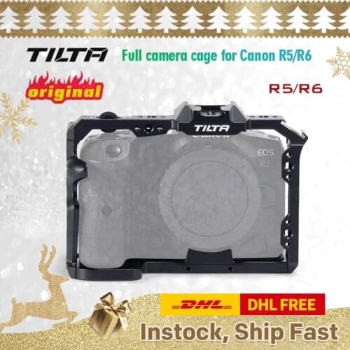 TILTA full camera cage for Canon R5/R6 Cage Kit photography accessories TILTA TA-T22-A-B TA-T22-A-G TA-T22-FCC-B TA-T22-FCC-G
