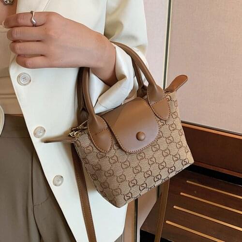 Vintage Luxury Brand Small Tote for Women 2021 Winter Good Quality Trends Lady Designer Handbag To Handle Shoulder Bags