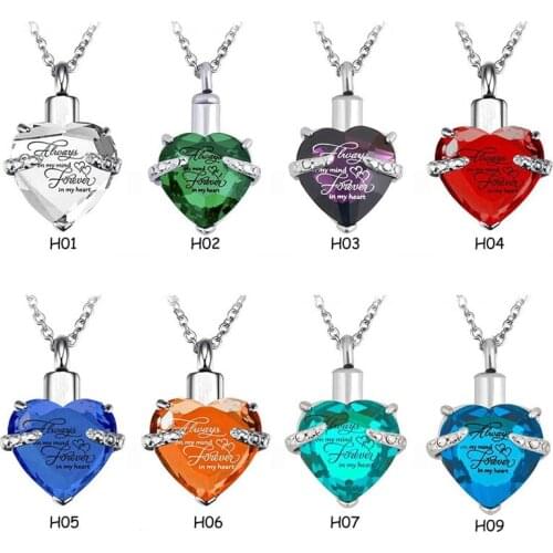 Vintage Cross Cremation Bone Ashes Urn Pendant Necklace Retro Angel Wings Heart Pray Memorial Keepsake Jewelry