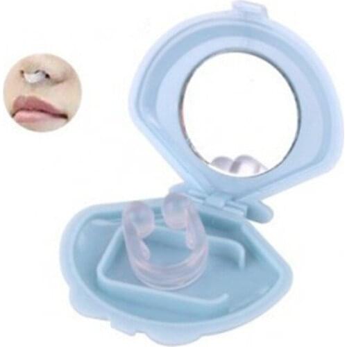 1PC Silicone Anti Snore Ceasing Stopper Anti-Snoring Ventilation Nose Clip Health Sleeping Aid Equipment Stop Snoring