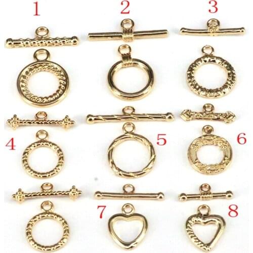 10Pcs, Metal OT Toggle Clasps Hooks Connectors For DIY Bracelet Necklace Jewelry Findings Making Accessories Supplies