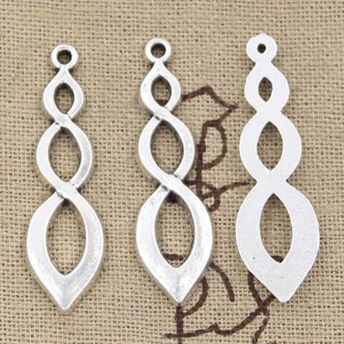 10pcs Charms Infinity Dagger 37x11mm Antique Making Pendant fit,Vintage Tibetan Bronze Silver color,DIY Handmade Jewelry