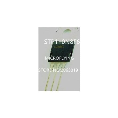 10PCS STP110N8F6 STP11ON8F6 P110N8F6 110N8F6 11ON8F6 TO-220