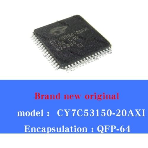 5/pcs Lot Imported original CY7C53150-20AXI AI QFP-64 patch network controller chip