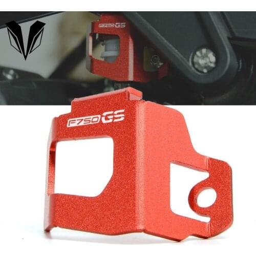 Motorcycle accessories CNC Rear Brake Fluid Cover Reservoir Guard Protector For BMW F750GS F850GS F750 F850 GS 2018-2020