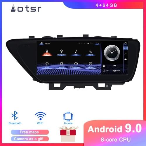 Android 9 Car DVD Player GPS Navigation For Lexus ES200 ES260 ES300h ES350 2013-2017 Car Radio Stereo Multimedia Player HeadUnit