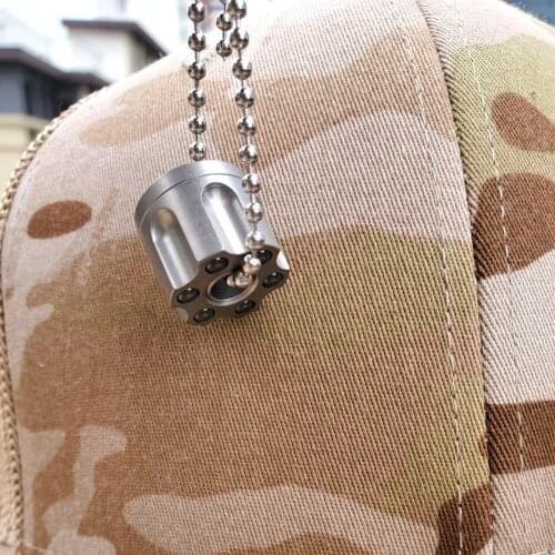 Titanium Alloy Lanyard Bead Paracord Necklace Pendant