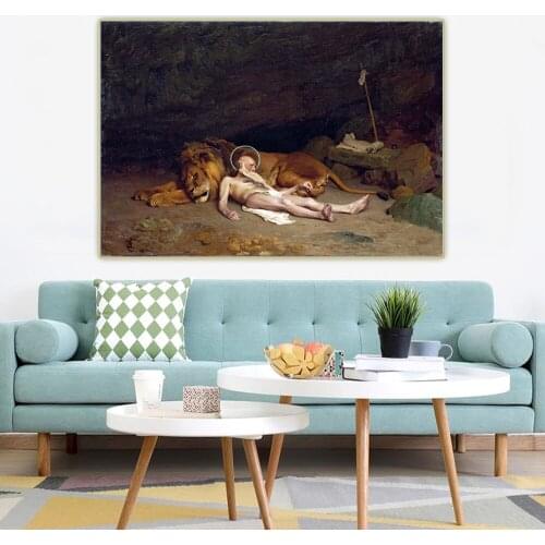 Saint Jerome,1874 by Jean Leon Gerome Canvas Oil Decorative Painting Aesthetic Picture Wall Decor Home Living Room Decoration