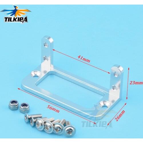 CNC Aluminum Alloy Servo Holder Servo Mount For RC Airplane Boat Car Servo