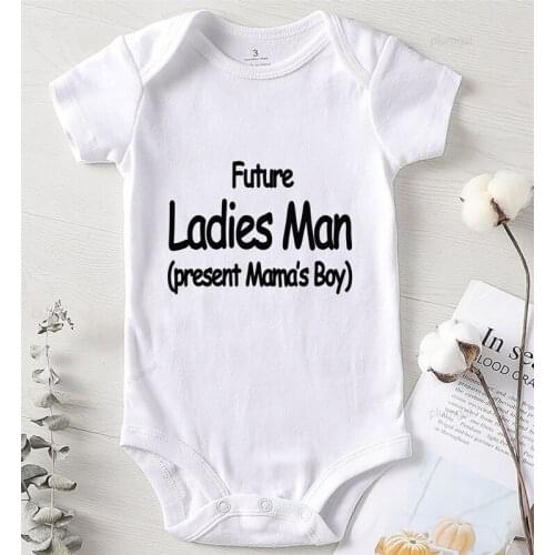 Baby Boy Romper Infant Outfits New Born Items Jumpsuit Kids Autumn Printing Ladies Man Mama Fall Clothes for Toddler Girls