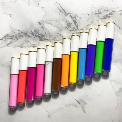 Long Lasting Waterproof Fluorescent Liquid Eyeliner Private Label Customized Quick-drying Non-smudge UV Luminous Shiny Eyeliner