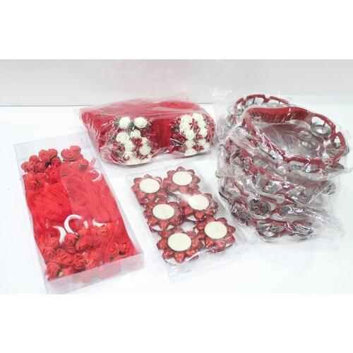 Henna Supplies Henna Night Set 42 Piece Henna Night Material Sets Henna Wax Henna the Tambourine Red Bridesmaid Crown