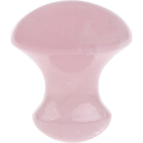 Natural Jade Gua Sha Scraping Massage Tool, Mushroom Shape, Guasha Stone