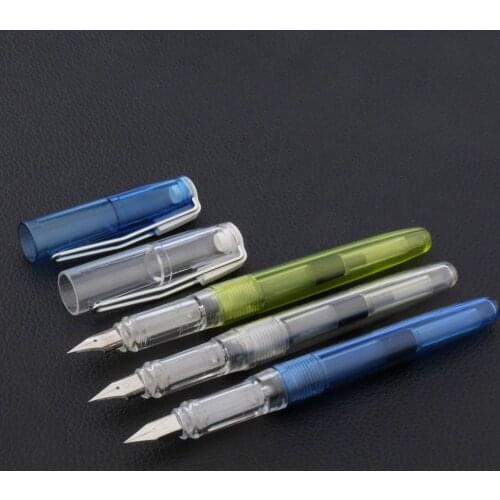 Classic pen WING SUNG nib financial transparent plastic gift Fountain Pen