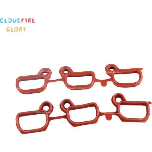 CloudFireGlory 11611436631 Engine Intake Manifold Gasket Set For BMW 325i 325xi 330i 330xi 525i 530i 2001 2002 2003 2004 2005