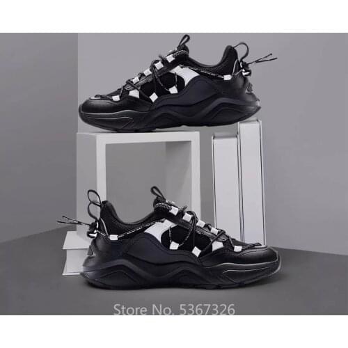 Xiaomi Men Woman Strappy Shoes Leather Stitching Reflective Rebound Shock Absorption Outdoor Non-Slip Camping Walking Sneakers