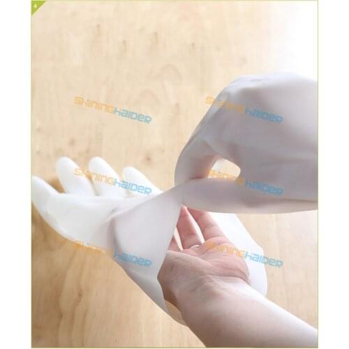 Light gloves anti-puncture nitrile rubber gloves wear new materials dishwashing gloves women kitchen cleaning laundry