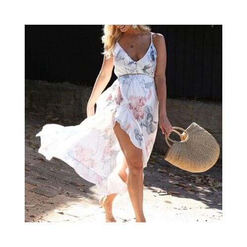 Summer explosion models women pregnant women cool cool lotus leaf ink hanging loose loose irregular printing pregnant women