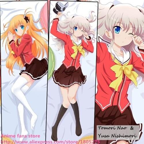 Cute Japanese Anime Charlotte Tomori Nao & Yusa Nishimori Lovely Pillowcase Pillow Case decorative Hugging Body Bedding