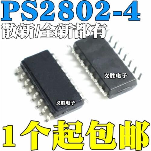New and original PS2802-4-F3-A SOP16 Photoelectric coupler The output of photoelectric coupler, isolator
