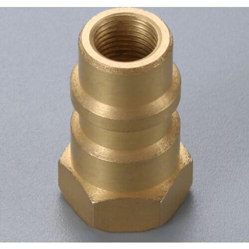 R12 to R134A Conversion Adapter Valve Brass 1/4" SAE Female Thread 8v1 Female Thread