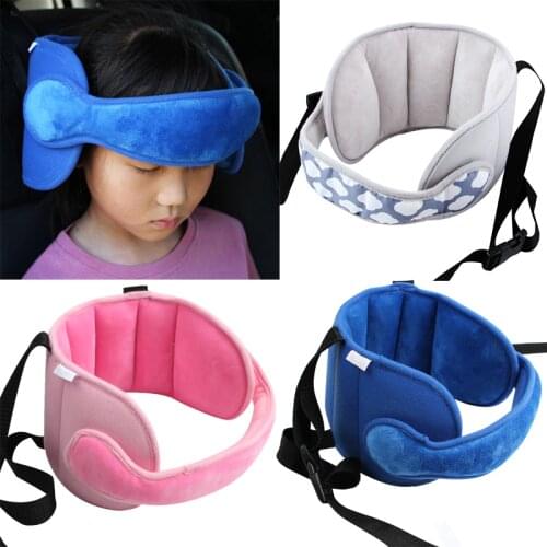 Dropship Baby Kids Adjustable Car pillow Head Support Head Fixed Sleeping Pillow Neck Protection Safety Playpen Headrest