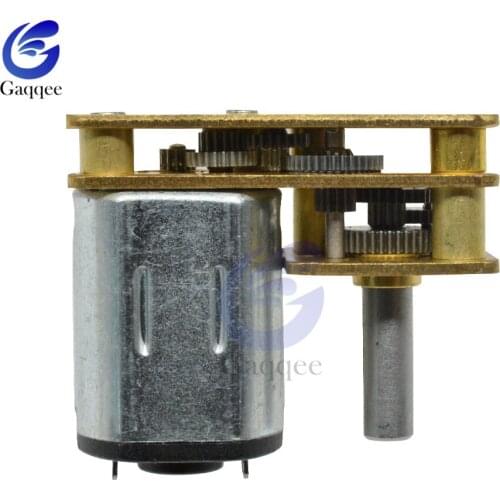 12V DC Gear Motor 100RPM Speed Reduction Gear Motor 3V 6V 12V Brushless for DIY Toys RC Car Robot Boat Airplane Engine Toys