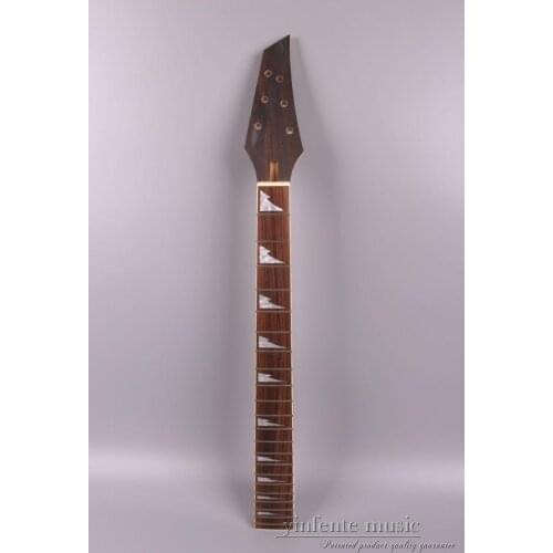 Electric guitar neck replacement 22 fret 25.5" Solid wood Fretboard Truss Rod#J4