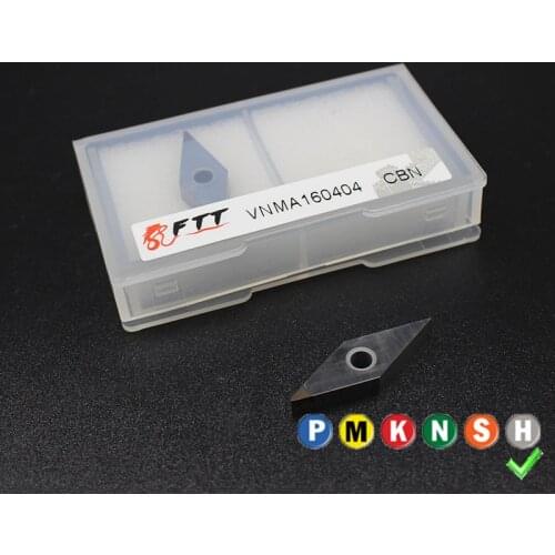 2PCS VNGA160404 VNMA160404 VNMG160404 CBN HRC>=50 External Turning Tools Carbide insert High quality Lathe cutter Tool