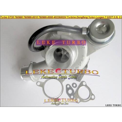 Turbo GT20 760986 760986-0010 760986-0008 40226002H Turbine turbocharger For Dongfeng Yulon Luxgen 7 G22T 2.2T Engine 2.2