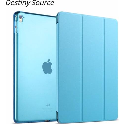 For IPad Air12 Pro 9.7 10.5 Pro12.9 Mini 12345 Pro11 Air3 10.5 Smart Cover with Trifold Stand Magnetic Auto Wake Tablet Case