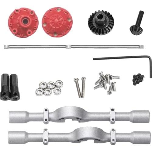 WPL 1:10 D12 Remote Control Car Truck Metal Upgrade Rear Axle Assembly Parts Accessories