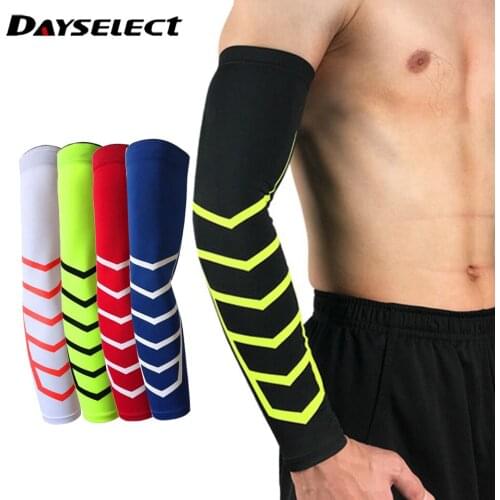 1 Pair Outdoor Ice Silk Sport Arm Sleeves Cycling Arm Sleeves Cover UV Protection Running Basketball Summer Arm Sleeves