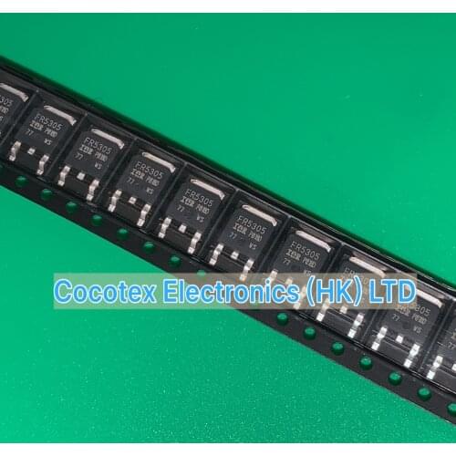 10pcs/lot IRFR5305TRPBF TO-252 IRFR 5305 TRPBF FR5305 PBF MOSFET P-CH 55V 31A DPAK IRFR5305PBF IR5305