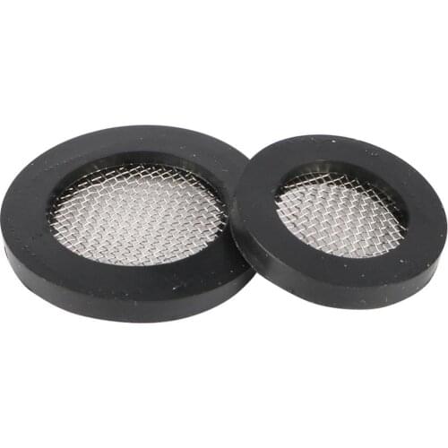 10 Pcs/lot Seal O-Ring Hose Gasket Flat Rubber Washer With Filter Net for Faucet Grommet 1/2“ 3/4" Rubber Gaskets 40 Mesh
