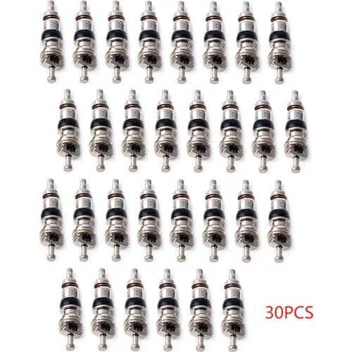 134Pcs/set Car R134A A/C Auto Air Conditioning Valve Core with case for Car Tire Assortment High Quality qiang