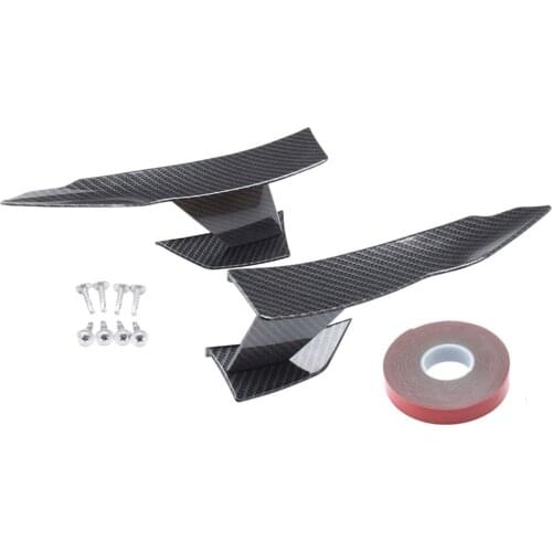 2pcs Front Lip Splitter Fins Body Spoiler fits For BMW 3-Series F80 M3 15-19