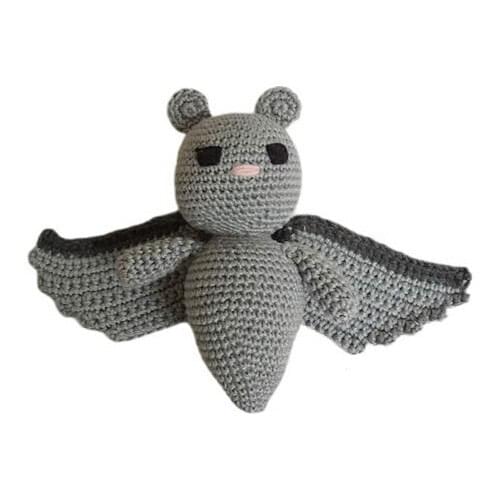 Amigurumi Hand-Knitted Toy Bat Casper